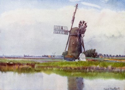 Norfolk Broads: Mühlenland oberhalb von Stokesby von Frank Southgate
