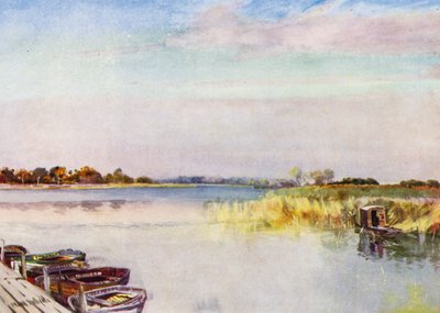 Norfolk Broads: Ormesby Broad, Herbst von Frank Southgate