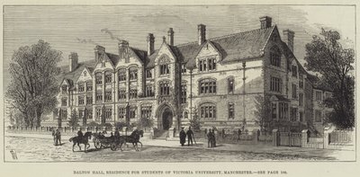 Dalton Hall, Wohnheim für Studenten der Victoria University, Manchester von Frank Watkins