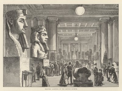 Elektrische Beleuchtung des British Museum von Frank Watkins