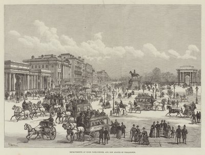 Verbesserungen an der Hyde Park Corner und neue Statue von Wellington von Frank Watkins