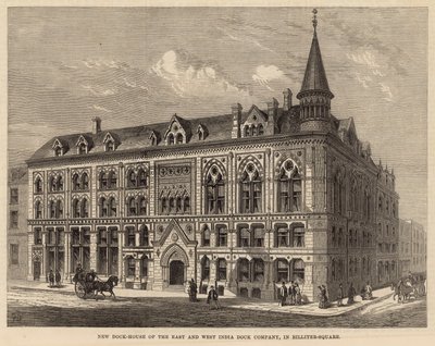 Neues Dockhaus der East and West India Dock Company am Billiter Square von Frank Watkins
