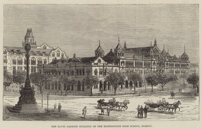 Das David Sassoon Gebäude der Elphinstone High School, Bombay von Frank Watkins