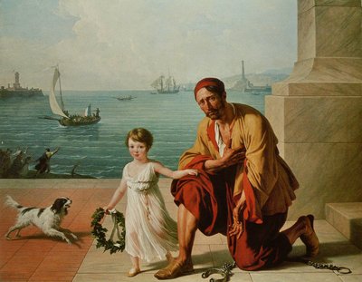 Allegorie der Befreiung der algerischen Sklaven durch Jérôme Bonaparte von François André Vincent