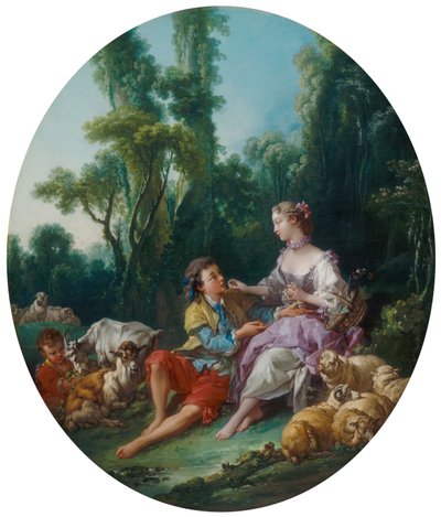 Denken sie an die Traube? (Pensent-ils au raisin?) von François Boucher