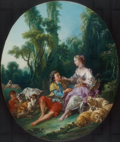 Denken sie an die Traube Pensent-ils au raisin, 1747 von François Boucher