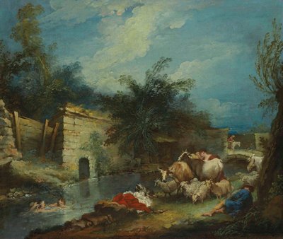 Boucher - Die Rast der Hirten von François Boucher