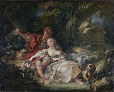 Schäfer und Schäferin von François Boucher