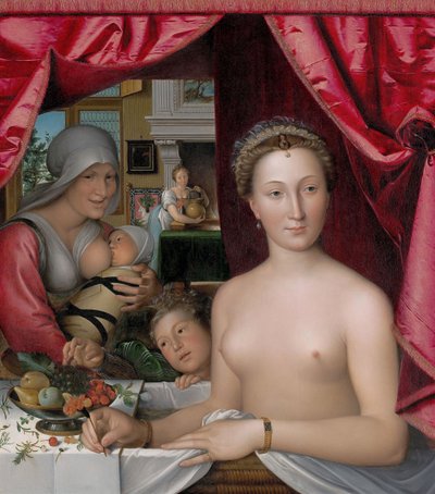 Eine Dame in ihrem Bad von François Clouet