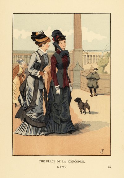 Place de la Concorde im Jahr 1877 von François Courboin