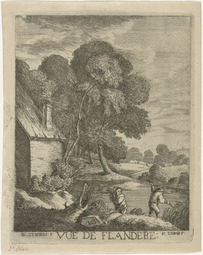 Flämische Landschaft von François Deroy