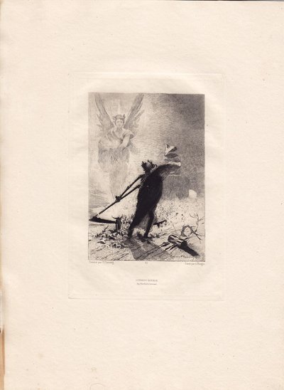 François Flameng - Victor Hugo - Les Contemplations - La Faucheuse von Francois Flameng