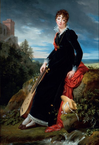 Porträt der Gräfin Katarzyna Joanna Gabrielle Starzenska (1782-1862) von François Gérard