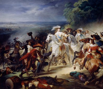 Schlacht von Rocroy, 19. Mai 1643, 1834 von François Joseph Heim
