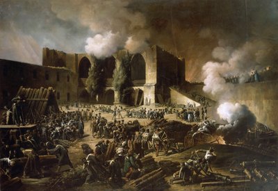 Die Verteidigung der Burg von Burgos im Oktober 1812 von François Joseph Heim