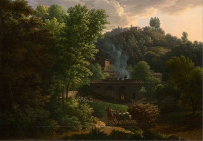 Italienische Landschaft von Francois-Xavier Fabre