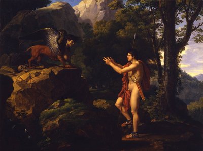 Ödipus und die Sphinx von Francois-Xavier Fabre