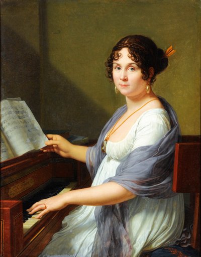 Porträt von Geneviève Aimée Victoire Bertin von Francois-Xavier Fabre