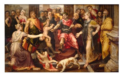 Das Urteil Salomos von Frans Floris