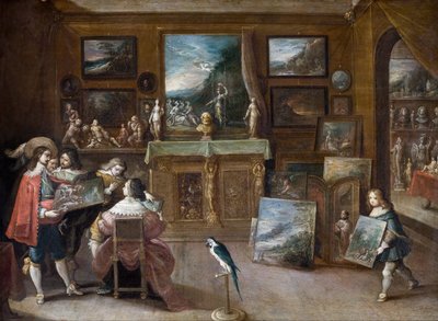 Ein Besuch beim Kunsthändler von Frans Francken the Younger