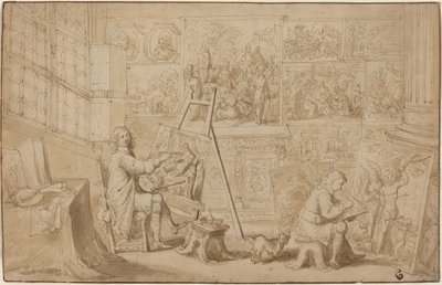 Ein Künstleratelier von Frans Francken the Younger