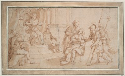 Die Blendung des Zaleukos von Lokri von Frans Francken the Younger