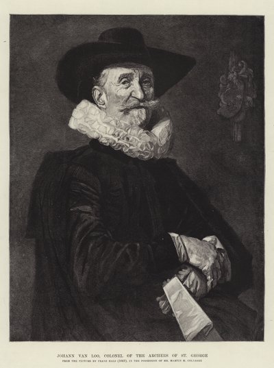 Johann van Loo, Oberst der Bogenschützen von St. Georg von Frans Hals