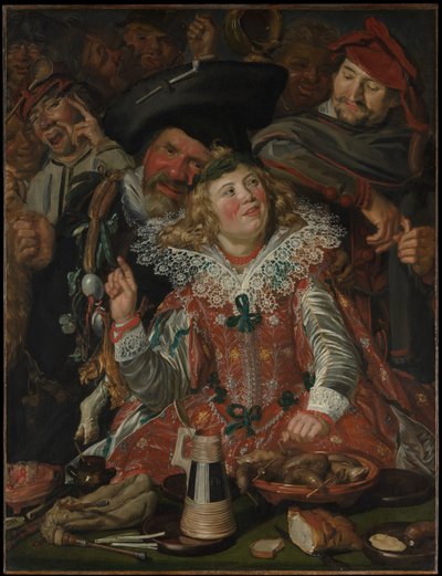 Fröhliche Gesellschaft zur Fastnacht von Frans Hals