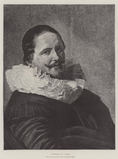 Porträt eines Mannes von Frans Hals