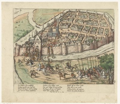 Einnahme von Neuss, 1585 von Frans Hogenberg
