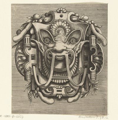 Maske aus Rollwerk von Frans Huys