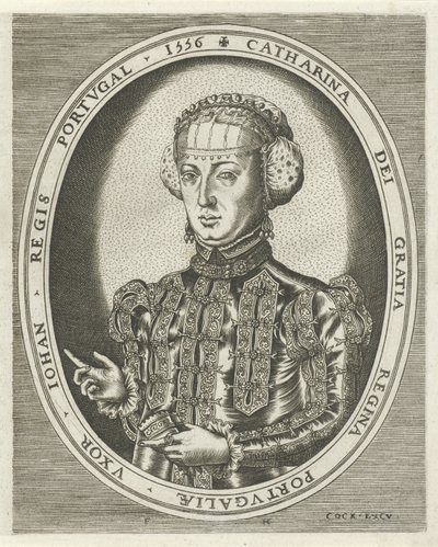 Porträt von Katharina von Habsburg von Frans Huys