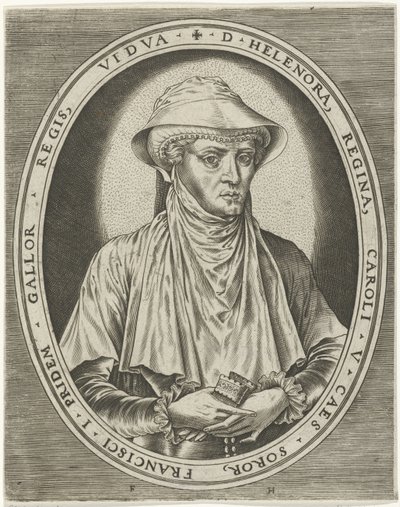 Porträt von Eleonora von Habsburg von Frans Huys