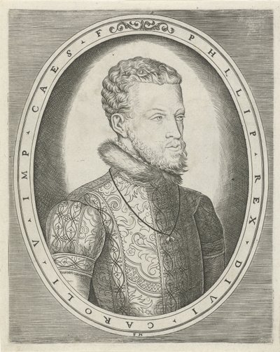 Porträt von Karl V. von Habsburg oder Philipp II. von Spanien von Frans Huys