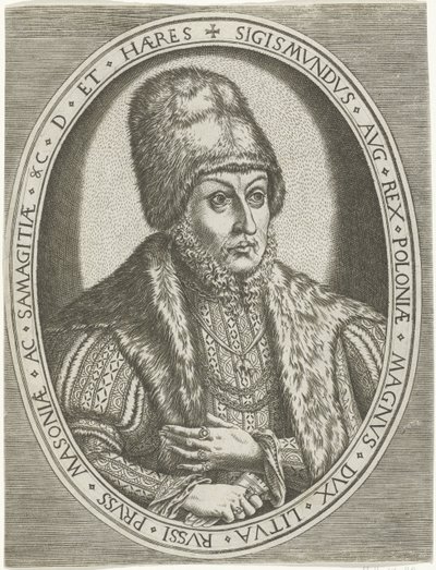 Porträt von Sigismund II. August von Frans Huys