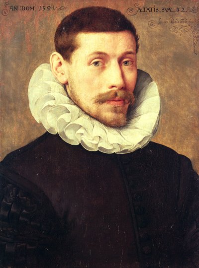 Porträt eines Mannes, 32 Jahre alt von Frans II Pourbus