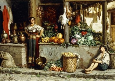 Ein Gemüsemarkt von Frans Meerts