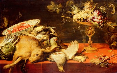 Stillleben mit Tieren und Früchten von Frans Snyders or Snijders