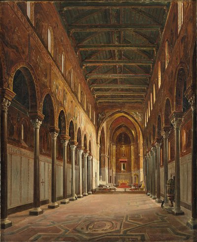 Innenraum der Kathedrale von Monreale Santa Maria Nuova von Frans Vervloet
