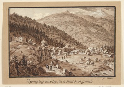 Schweizer Aussicht von Frans Xaver Triner