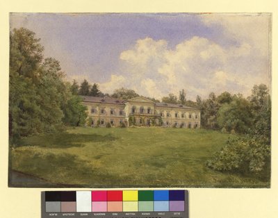 Schloss mit Park in Weidlingau von Franz Alt