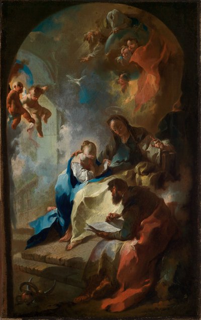 Die Erziehung Mariens von Franz Anton Maulbertsch