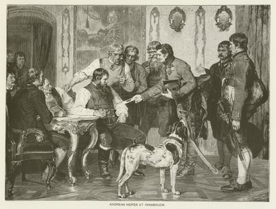 Andreas Hofer in Innsbruck von Franz Defregger