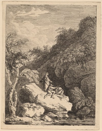 Die Vororte von Florenz, auf dem Weg nach Rom von Franz Edmund Weirotter