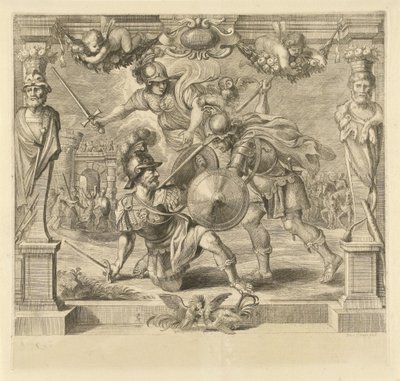 Achilles tötet Hector von Franz Ertinger