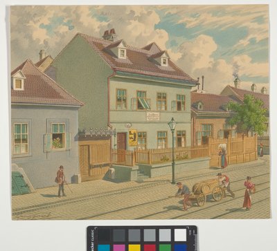 19., Gymnasiumstraße 87 - Wohn- und Sterbehaus von Josef Lanner von Franz Gerasch