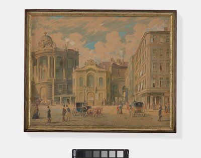 Das alte Burgtheater, Wien von Franz Gerasch