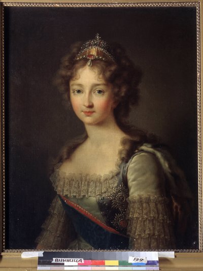 Porträt der Kaiserin Elisabeth Alexejewna, Prinzessin Louise Augusta von Baden von Franz Gerhard von Kugelgen