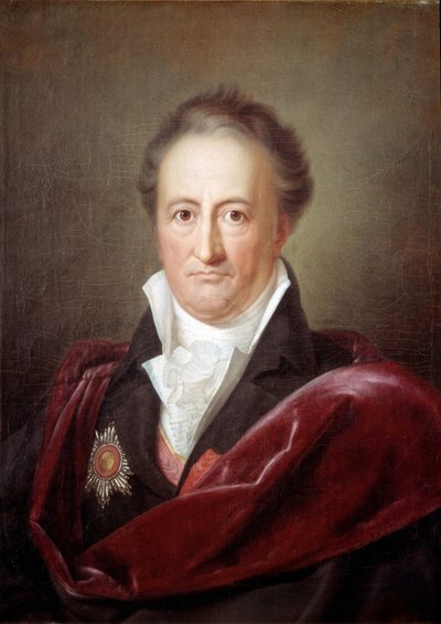 Porträt von Johann Wolfgang Goethe (1749-1832) von Franz Gerhard von Kugelgen