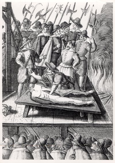 Hinrichtung von Katholiken in England während der Herrschaft von Elisabeth I. von Franz Hogenberg